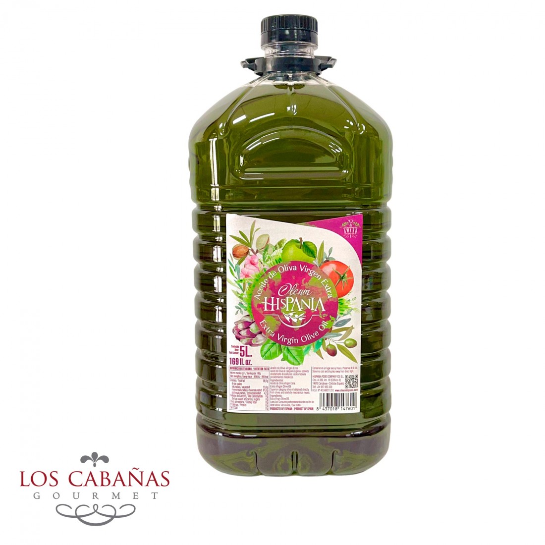 CAJA 3 BOTELLAS 5L "OLEUM HISPANIA"