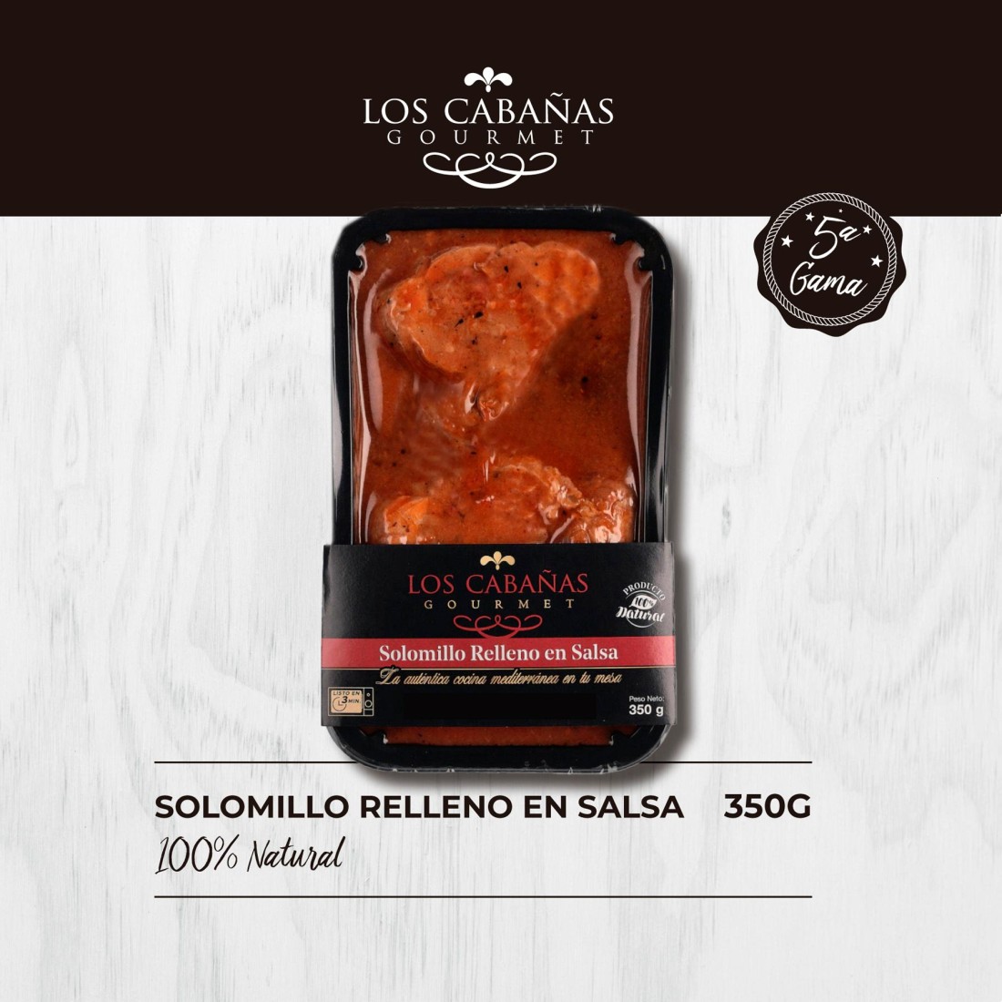 Solomillo de Cerdo Relleno en Salsa...